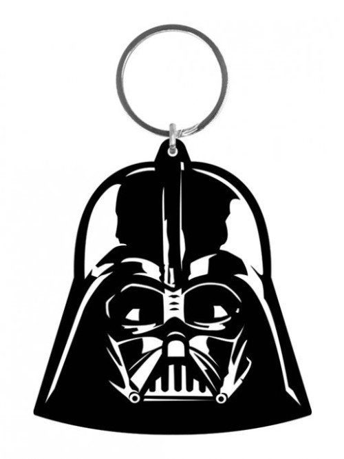 Porte-clés caoutchouc Dark Vador 6 cm Star Wars