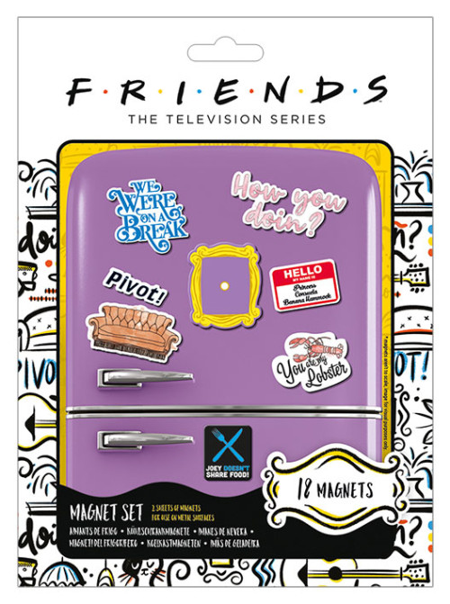 Pack de 12 aimants magnets Friends