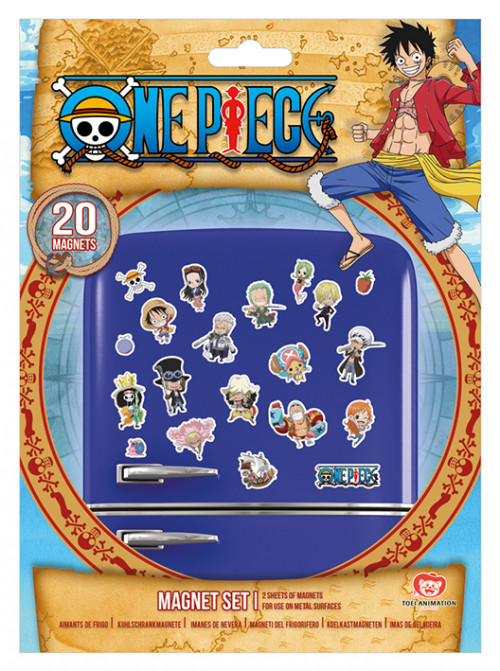 Pack de 20 aimants magnets One Piece