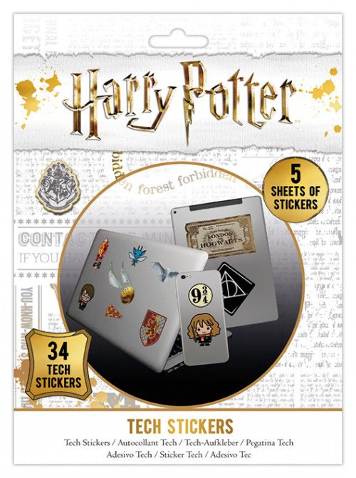 Pack de 34 tech stickers Harry Potter