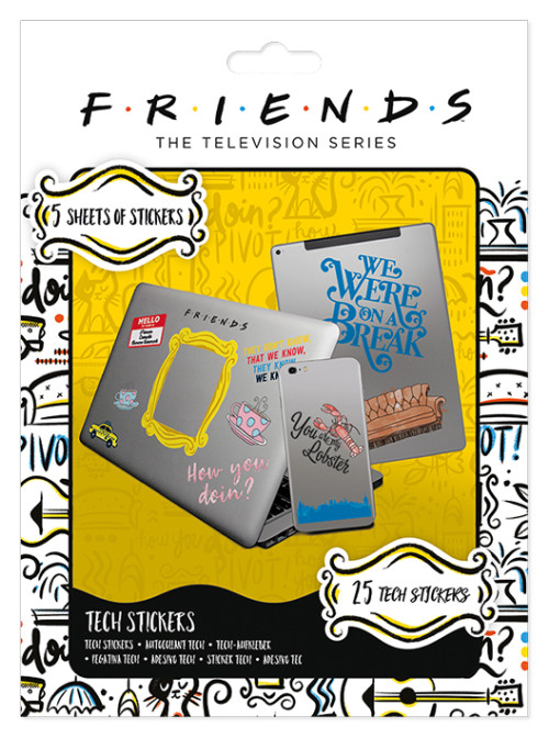 Pack de 25 Tech Stickers Friends