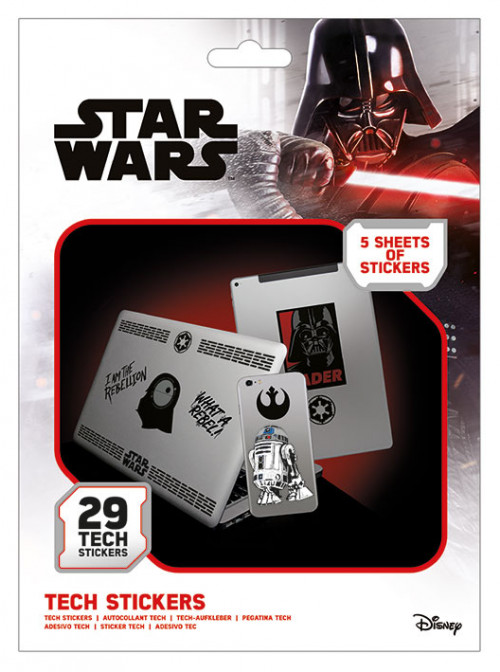 Pack de 29 Tech Stickers Star Wars