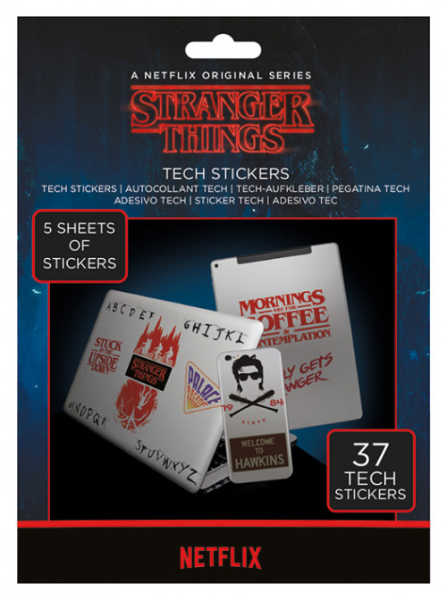 Pack de 37 Tech Stickers Stranger Things