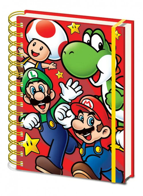 Carnet Bloc Notes A5 Super Mario Run Nintendo