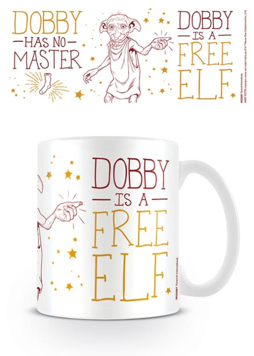 Mug Dobby It is a free elf Harry Potter