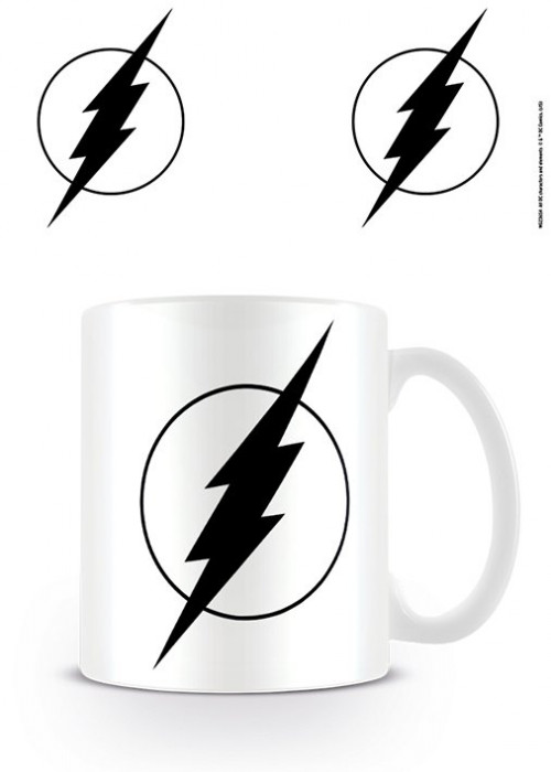 Mug Blanc Logo Noir Flash