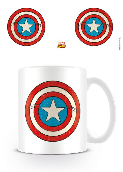 Mug Blanc Shield Captain America