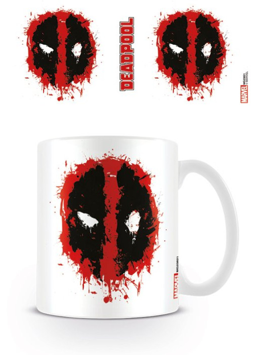 Mug Blanc Splat Deadpool