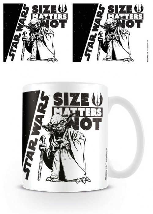 Mug Yoda Size Matters Not Star Wars