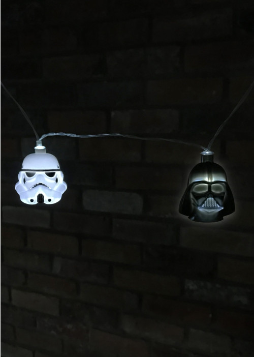 Guirlande lumineuse Star Wars Trooper et Dark Vador 3D