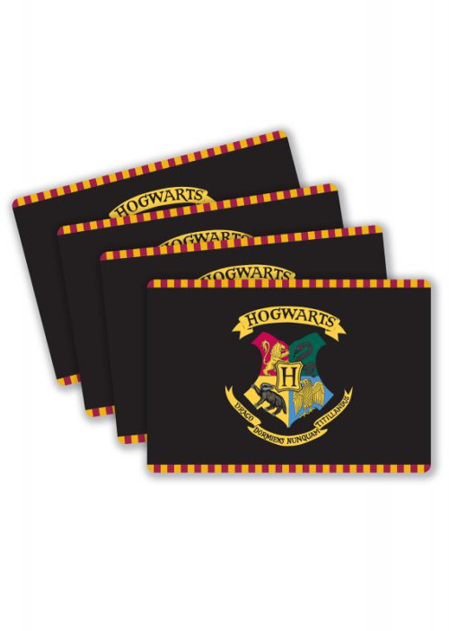 Lot de 4 Sets de table Harry Potter Poudlard