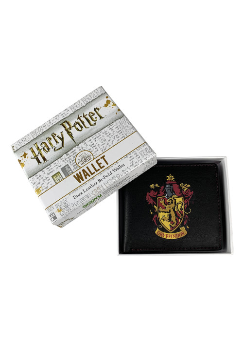 Portefeuille Harry Potter noir blason Gryffondor 