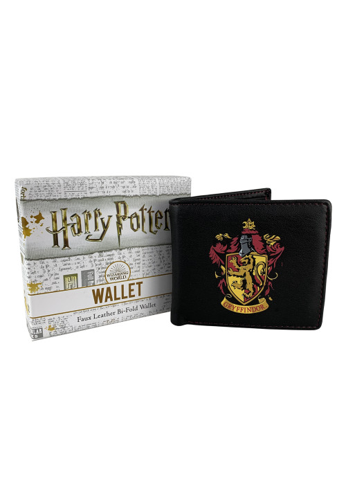 Portefeuille Harry Potter noir blason Gryffondor 