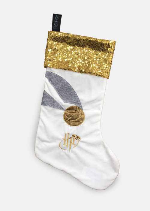 Chaussette de Noël Vif d'or paillettes Harry Potter