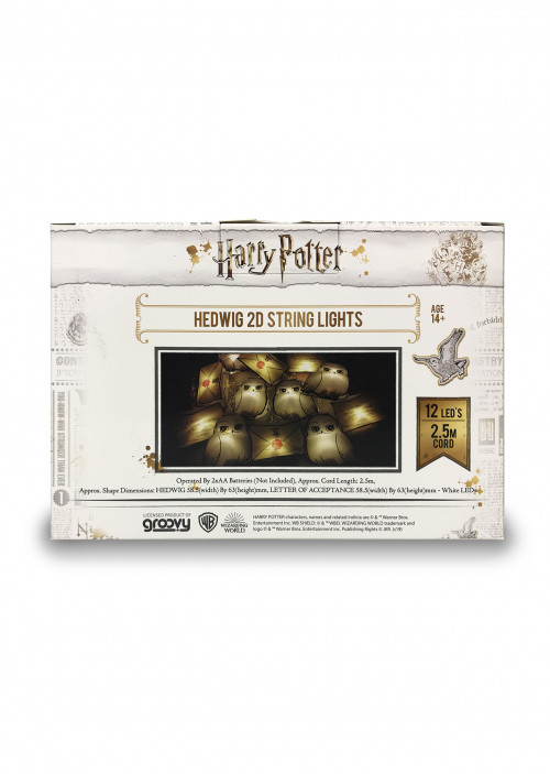 Guirlande lumineuse Harry Potter Hedwige et Lettres 2D