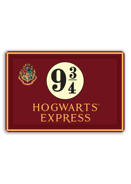 Lot de 4 Sets de table Harry Potter 9 3/4 Hogwarts Express
