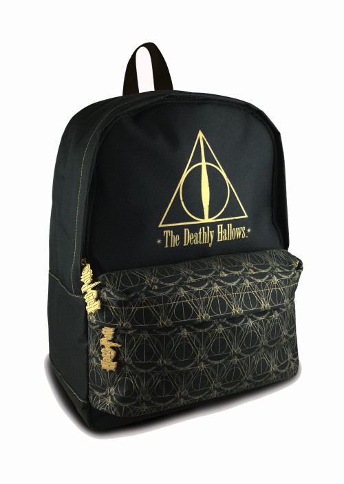 Sac à dos Harry Potter Reliques de la mort noir et doré