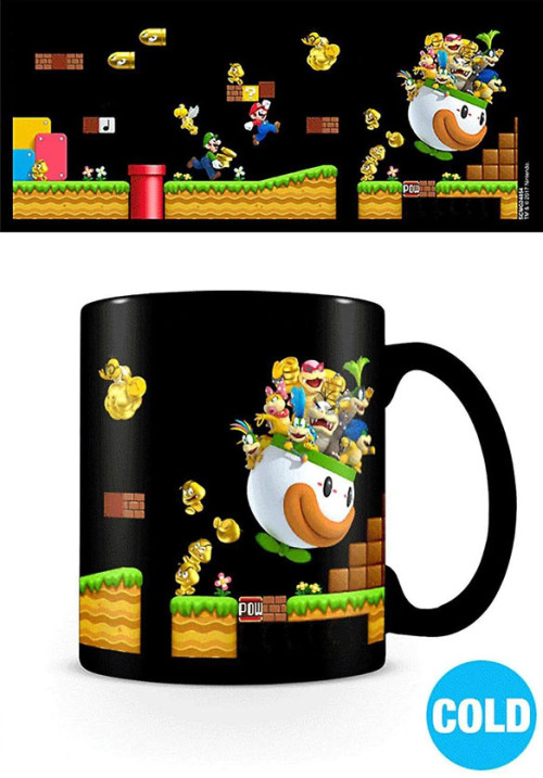 Mug Super Mario Gold coin rush thermoréactif