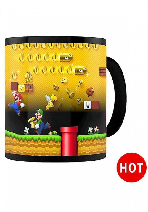 Mug Super Mario Gold coin rush thermoréactif