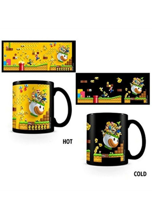 Mug Super Mario Gold coin rush thermoréactif