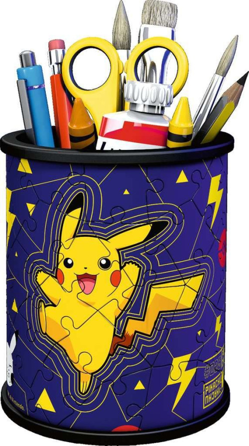 Puzzle 3D Pot à crayons Pokemon 54 pièces