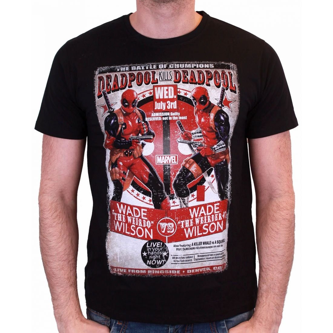 Tee-Shirt Wade VS Wilson Deadpool