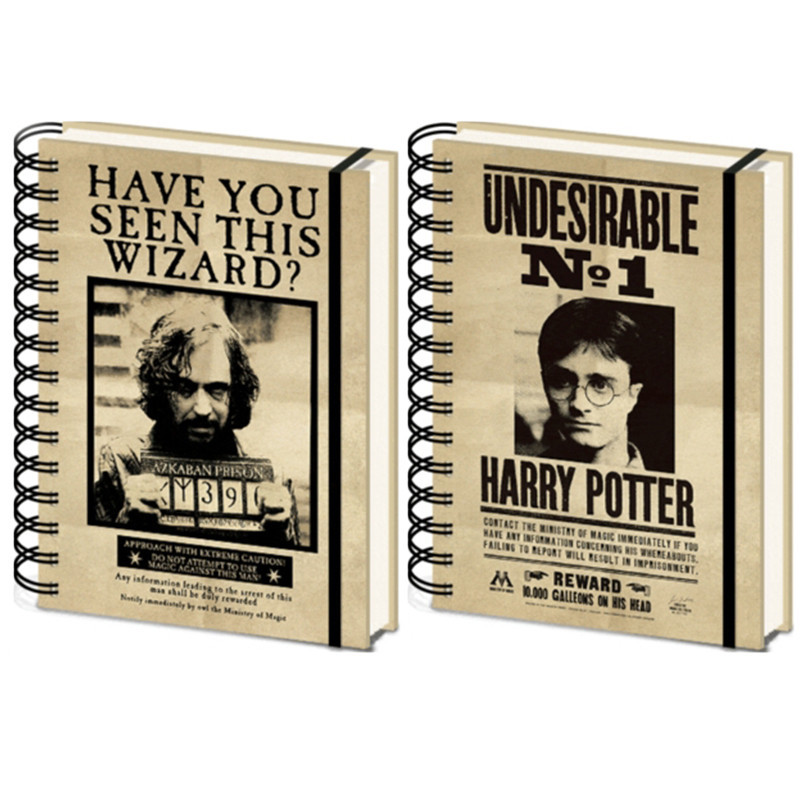 Carnet Bloc Notes A5 Harry Potter Sirius et Harry 3D - 4889