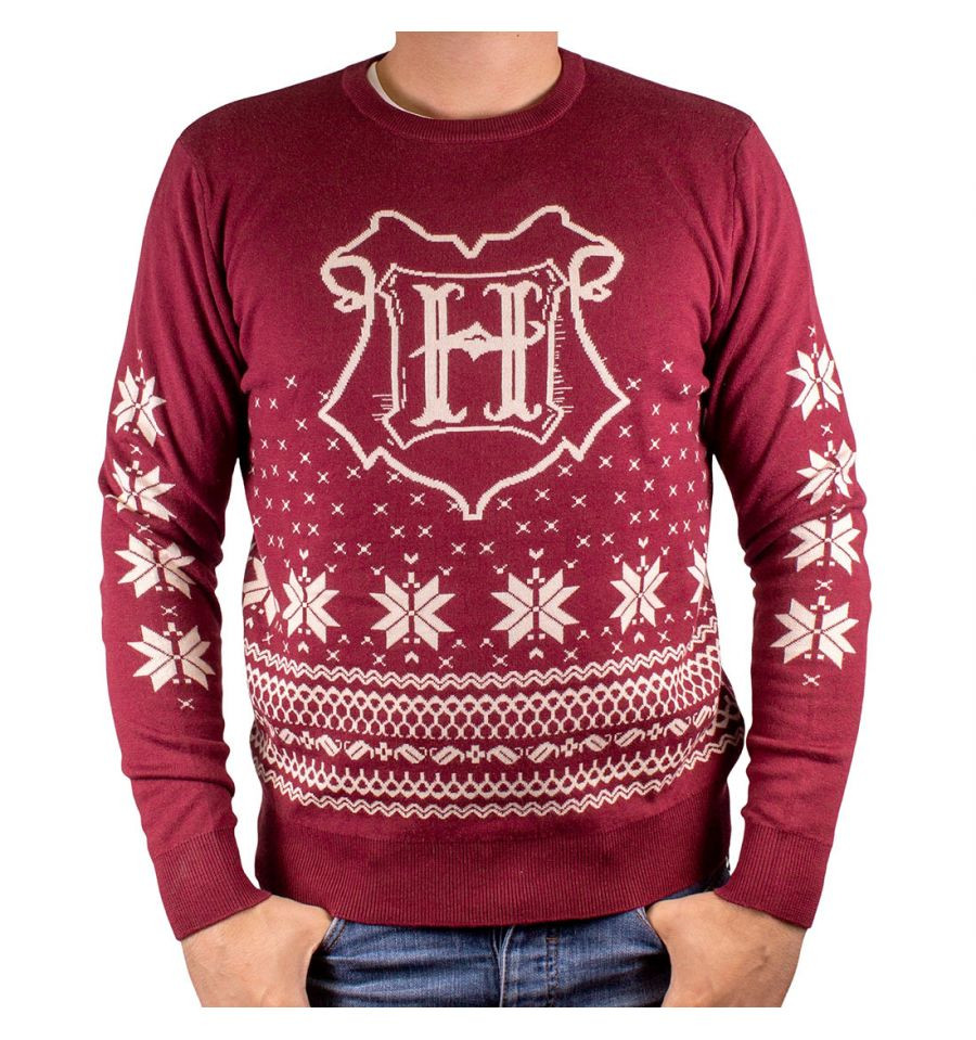 Pull en tricot Harry Potter - bordeaux - Undiz