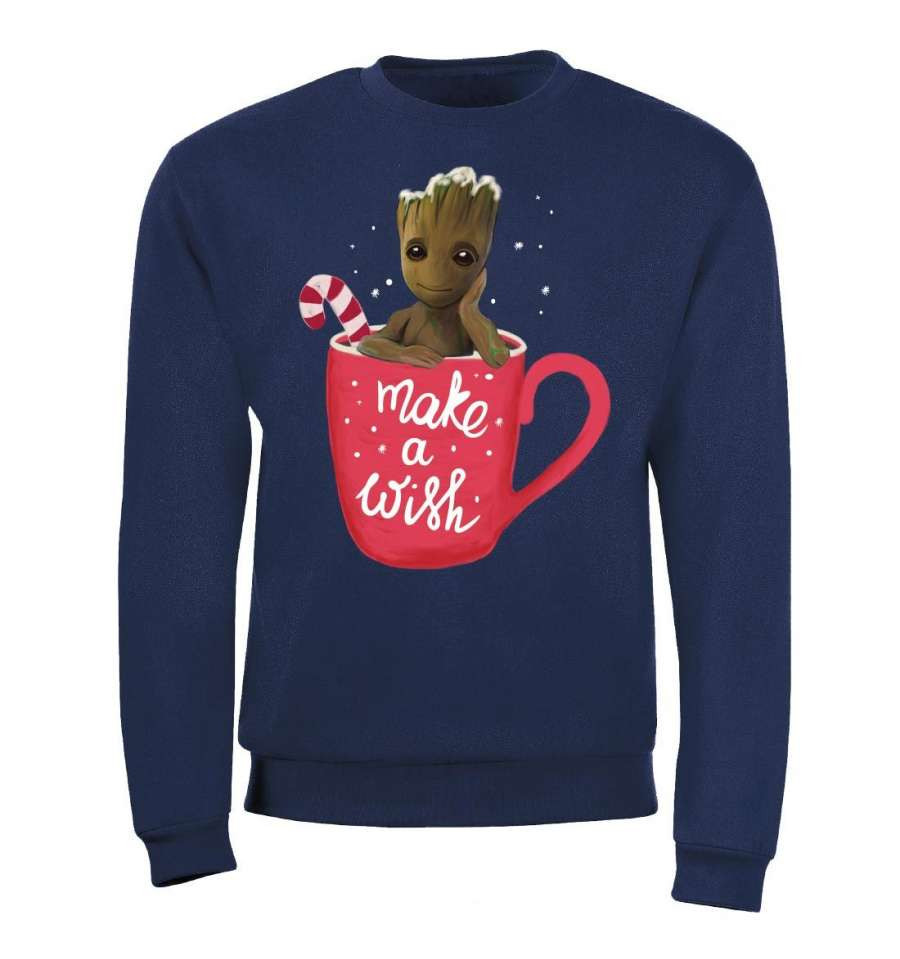 Sweat de Noël Groot sucre d'orge marine 4525