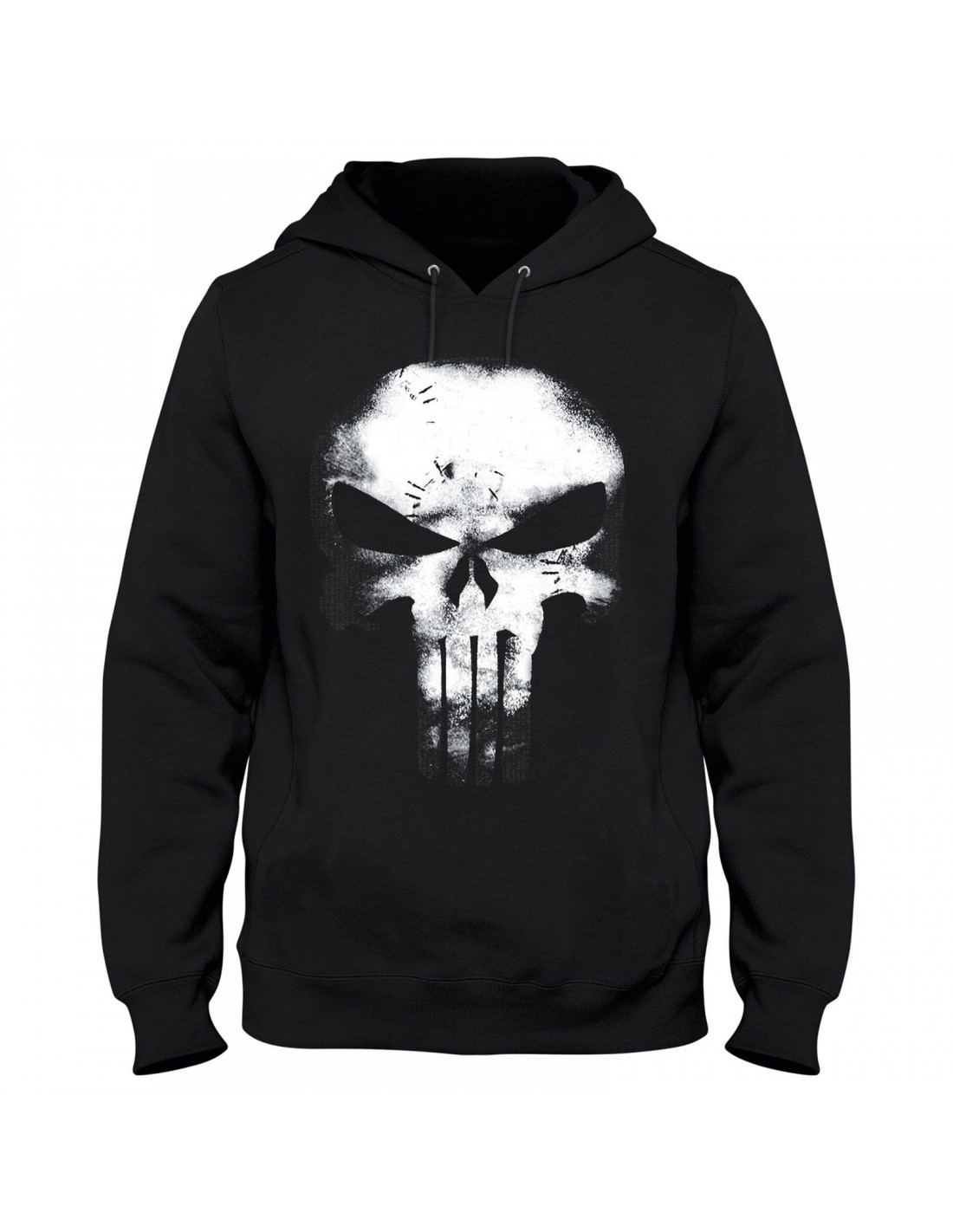 Sweat Punisher Skull effet cuir 5397