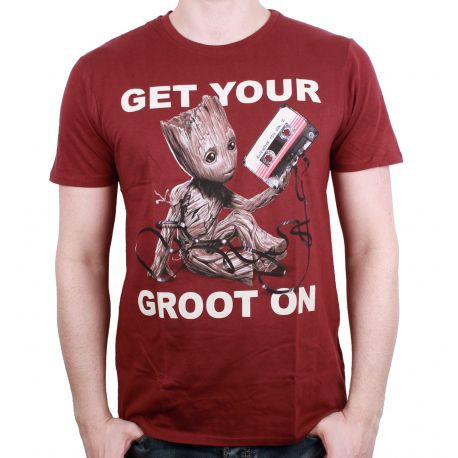 Groot - Carré, Les Gardiens De La Galaxie T-Shirt Manches courtes