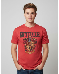 Tee-Shirt Rouge Gryffondor Harry Potter