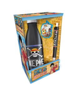Set One Piece Gourde porte clé et crayon Les Chapeaux de Paille