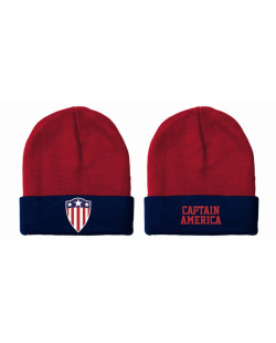 Bonnet Rouge Retro Shield Captain America