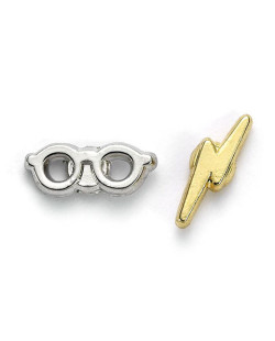 Boucles d'oreilles Harry Potter lunettes et éclair