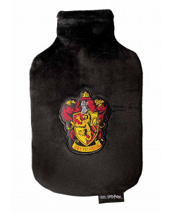 Bouillotte Harry Potter noire logo Gryffondor