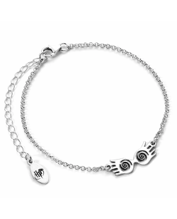 Bracelet Harry Potter Lunettes Luna Lovegood Argent 925