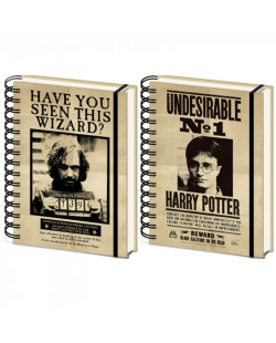 Carnet Bloc Notes A5 Harry Potter Sirius et Harry 3D