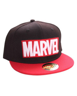 Casquette Baseball Noire Noir Logo Texte Marvel