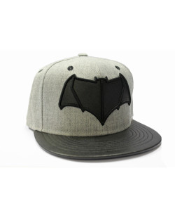 Casquette Grise Logo Noir Batman VS Superman