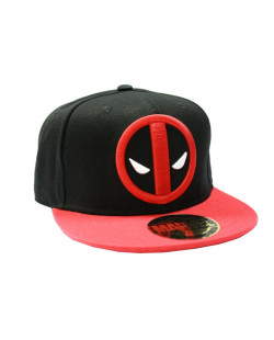 Casquette Noire Snapback Logo Deadpool