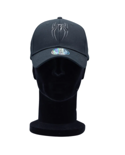 Casquette Noire Spiderman Logo 3D