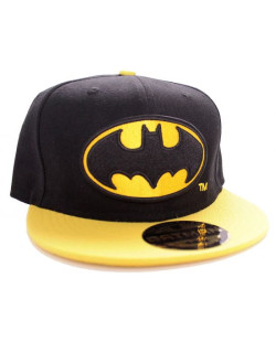 Casquette Snapback Noir Logo Jaune Batman