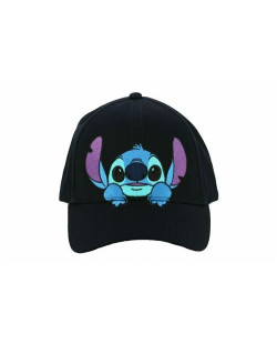 Casquette Stitch Disney bleu marine brodée
