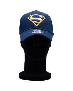 Casquette Superman DC Comics marine logo gold
