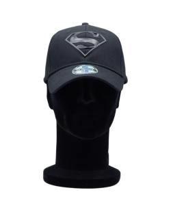 Casquette Superman DC Comics noir logo 3D brillant