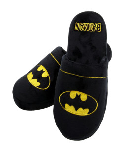 Chaussons Adulte Noirs Logo Batman