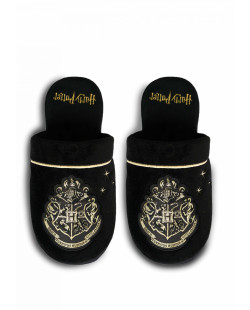 Chaussons Harry Potter Poudlard blason doré