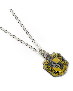 Collier chaine Poufsouffle Blason Harry Potter