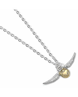 Collier Vif d'or chaine argent Harry Potter